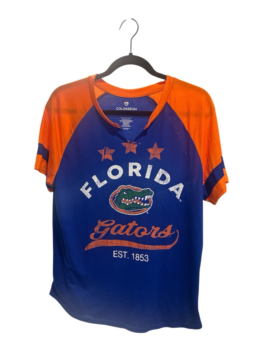 Colosseum Blue & Orange Florida Gators Short Sleeve Tee